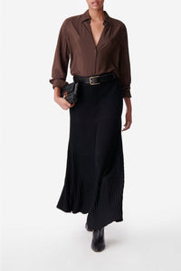 Jupe longue Daisy - Noir