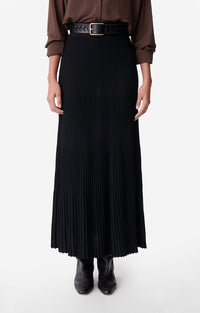 Jupe longue Daisy - Noir