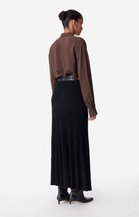 Jupe longue Daisy - Noir