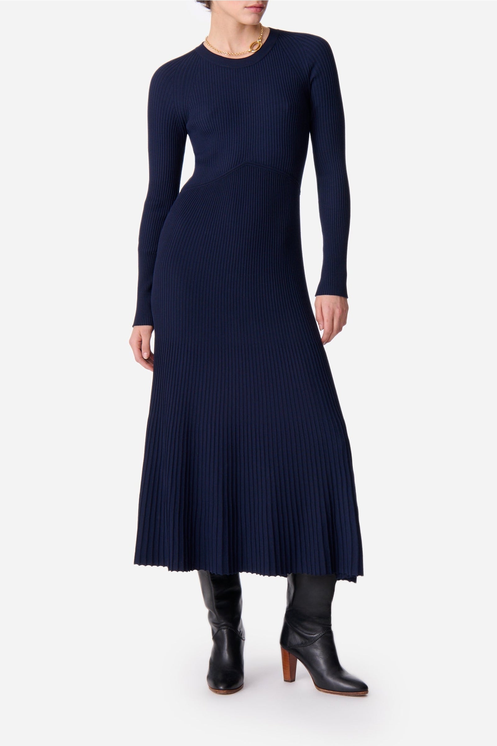 Robe midi Elisa - Marine