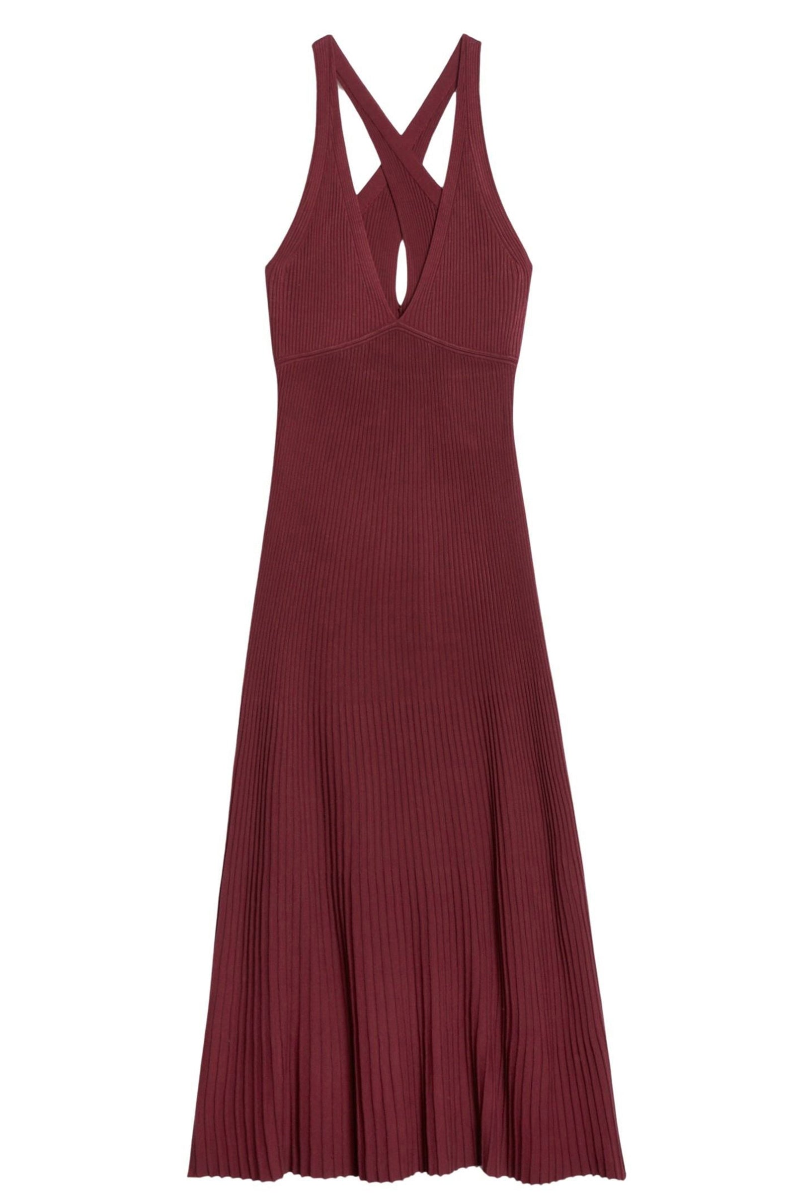 Robe longue Elouna - Bordeaux