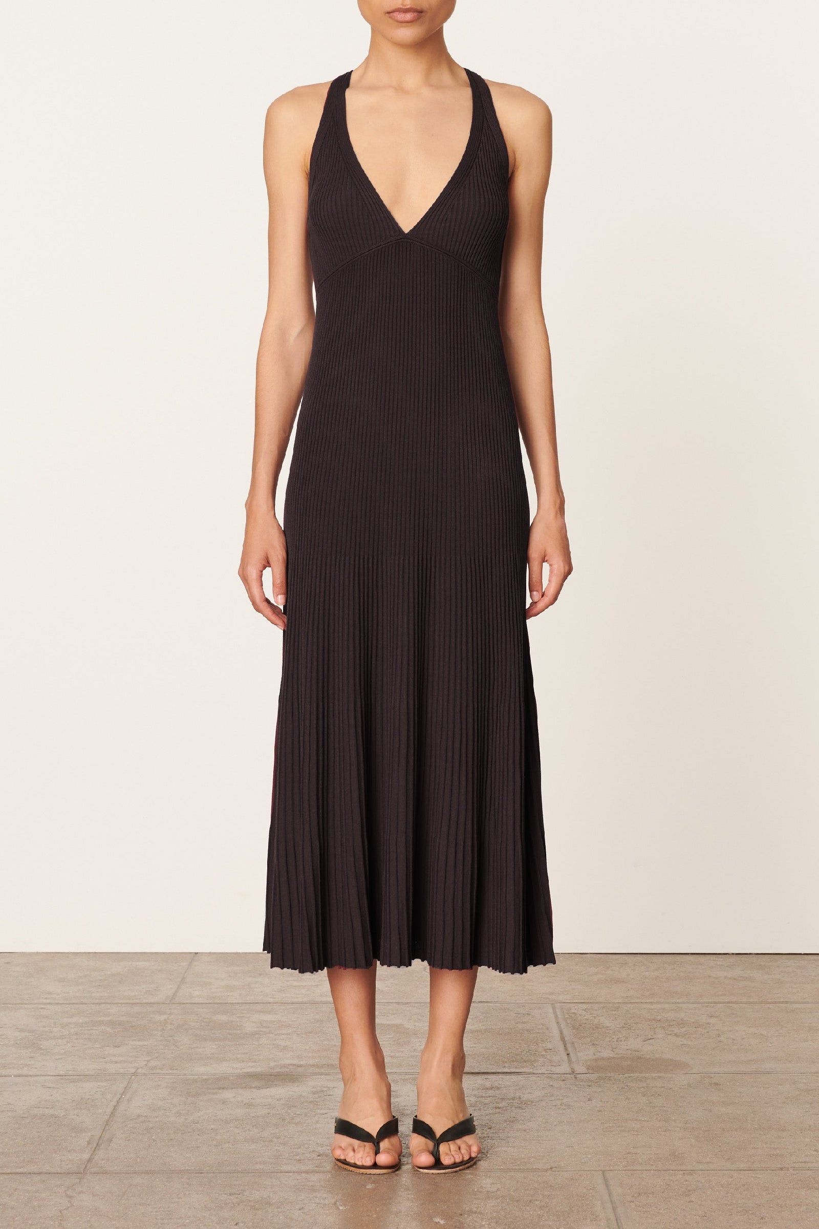 Robe longue Elouna - Noir