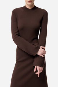 Robe midi Fabianar - Marron