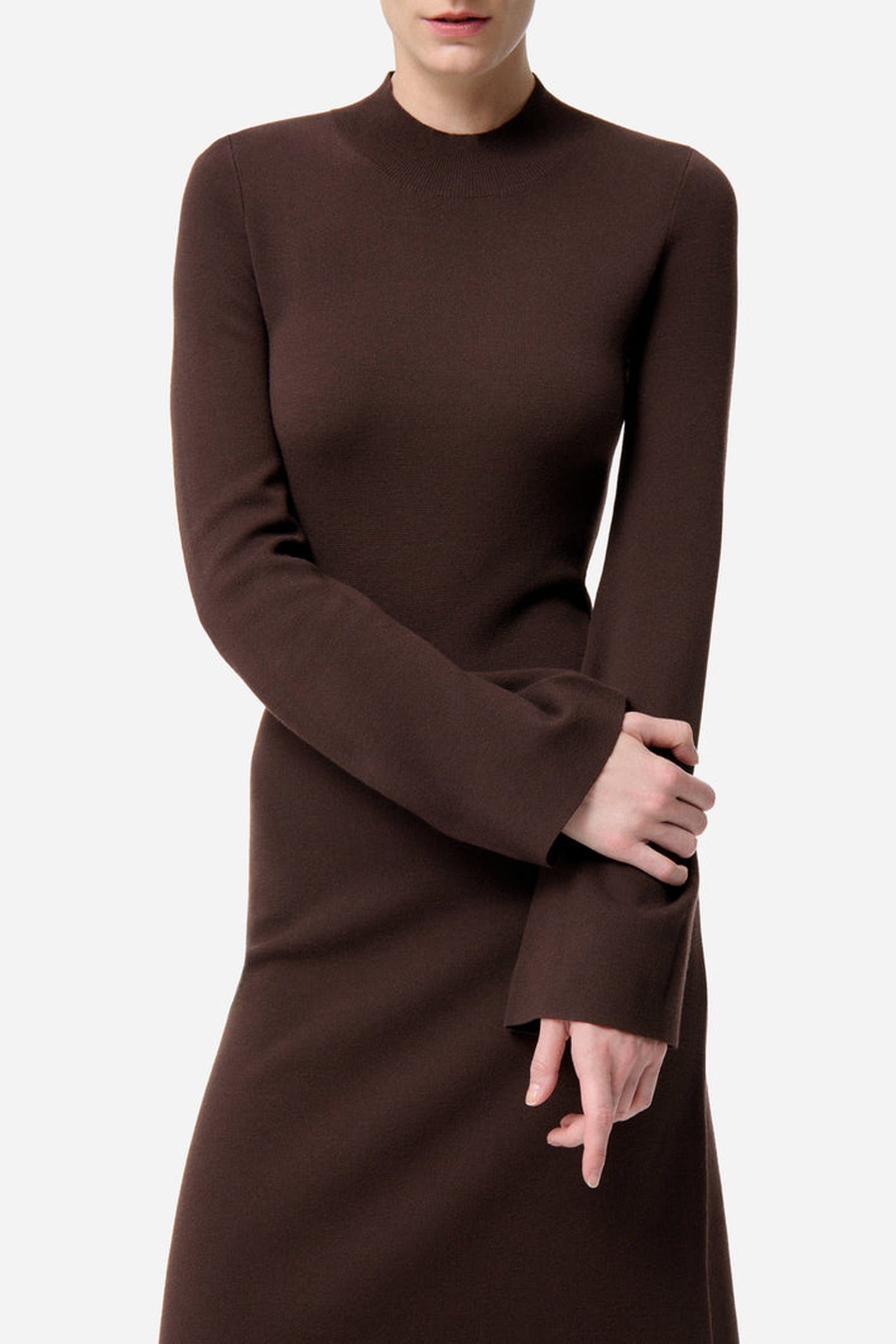 Robe midi Fabianar - Marron