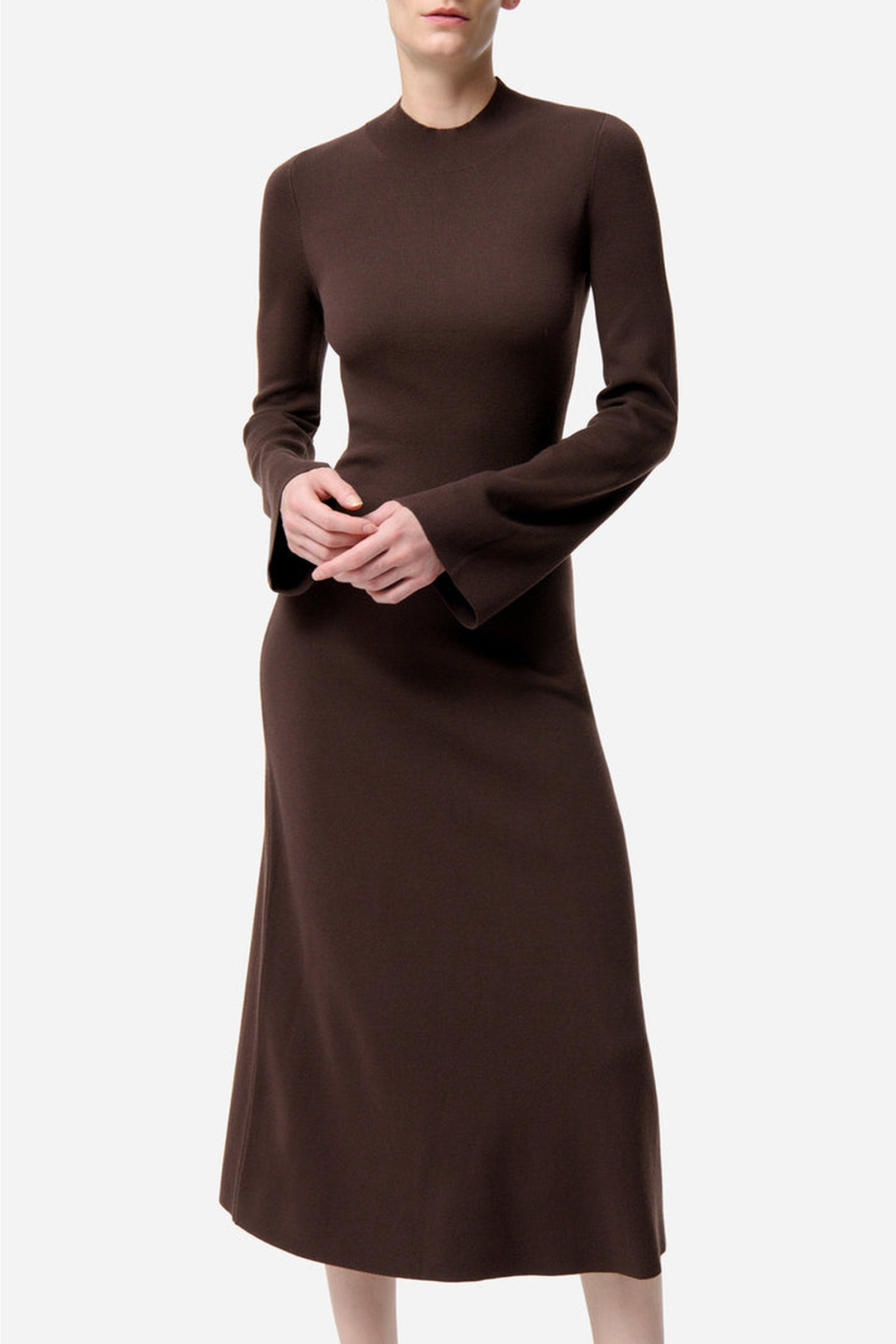 Robe midi Fabianar - Marron
