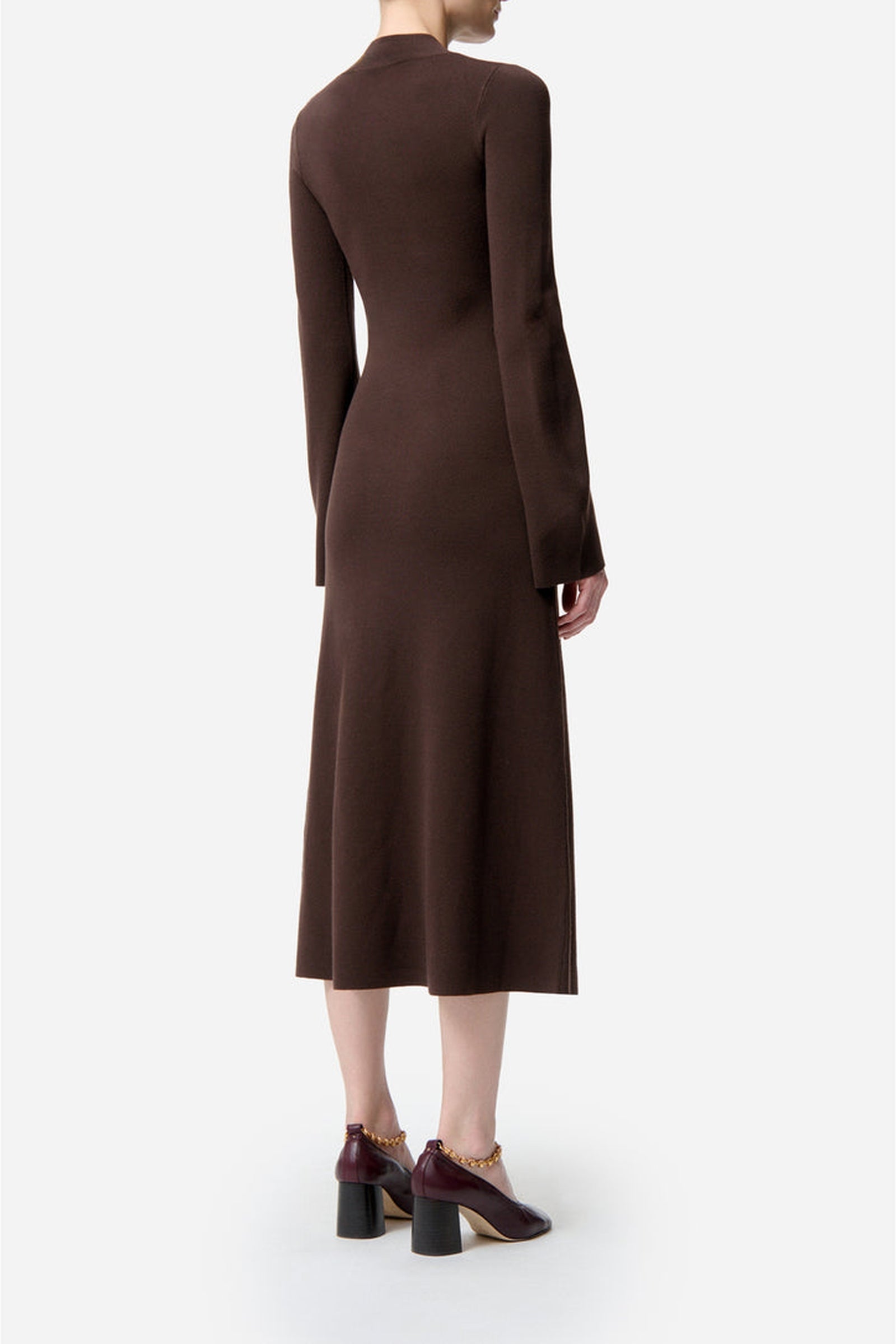 Robe midi Fabianar - Marron