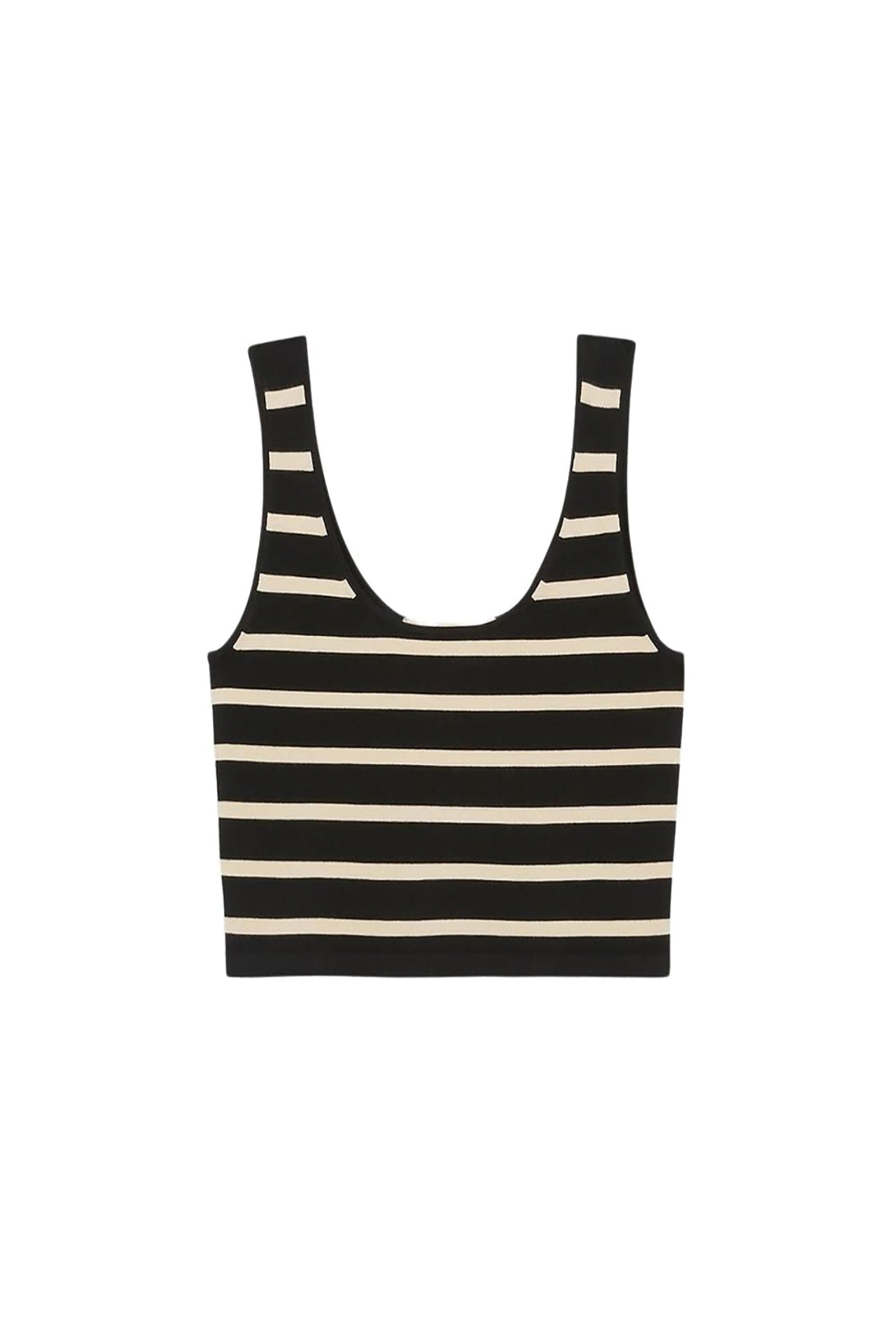 17 QTY RELIQUAT 60 // NOIR/ECRU / Top Calou - NOIR/ECRU