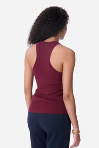 Top sans manches Edea - Bordeaux