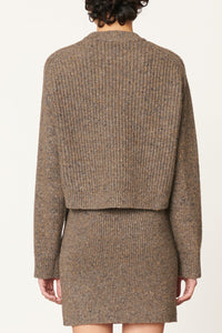 Pull Delora en laine - Taupe