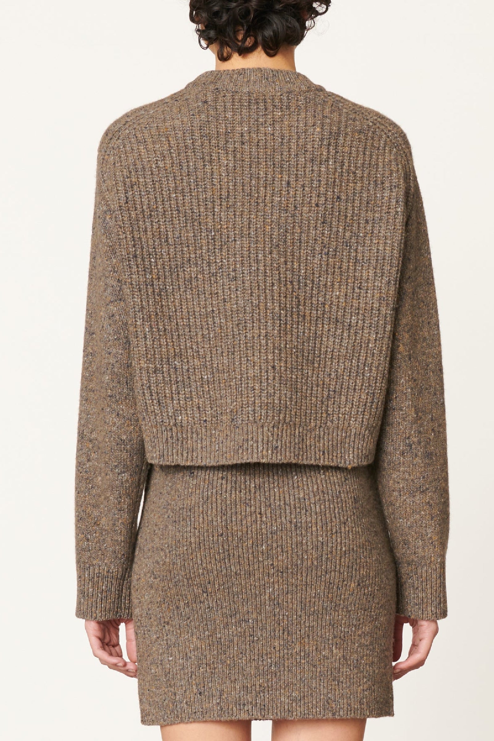 Pull Delora en laine - Taupe