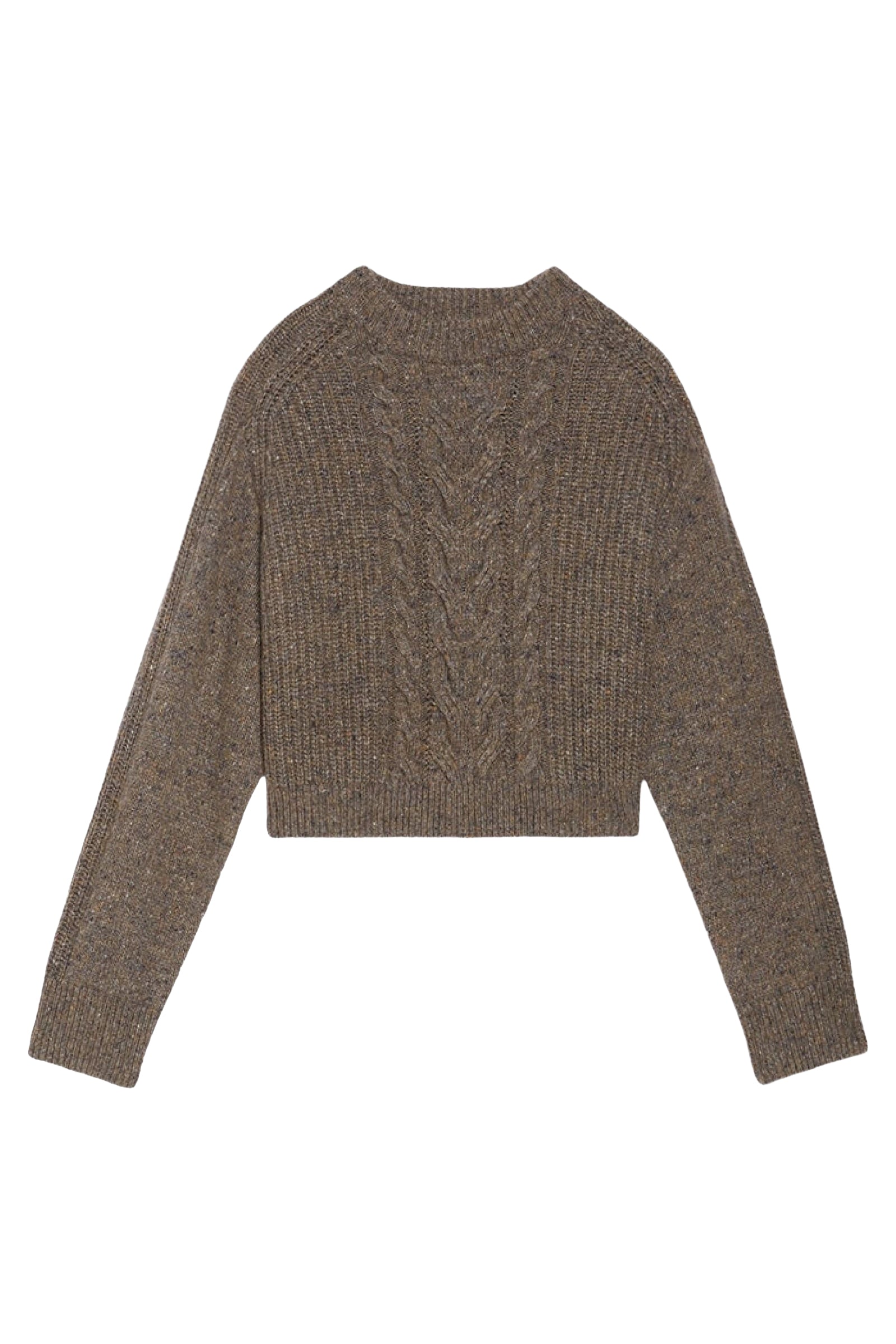 Pull Delora en laine - Taupe