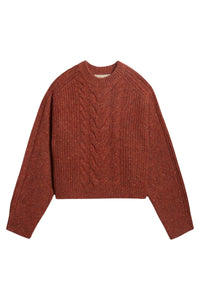 RECO : 95 // Pull Delora en laine - Brique