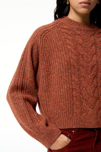 Pull Delora en laine - Brique