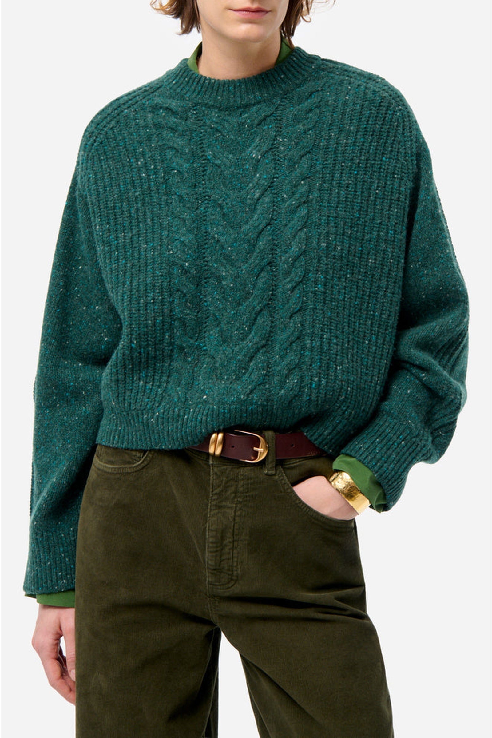 Pull Delora en laine - Foret