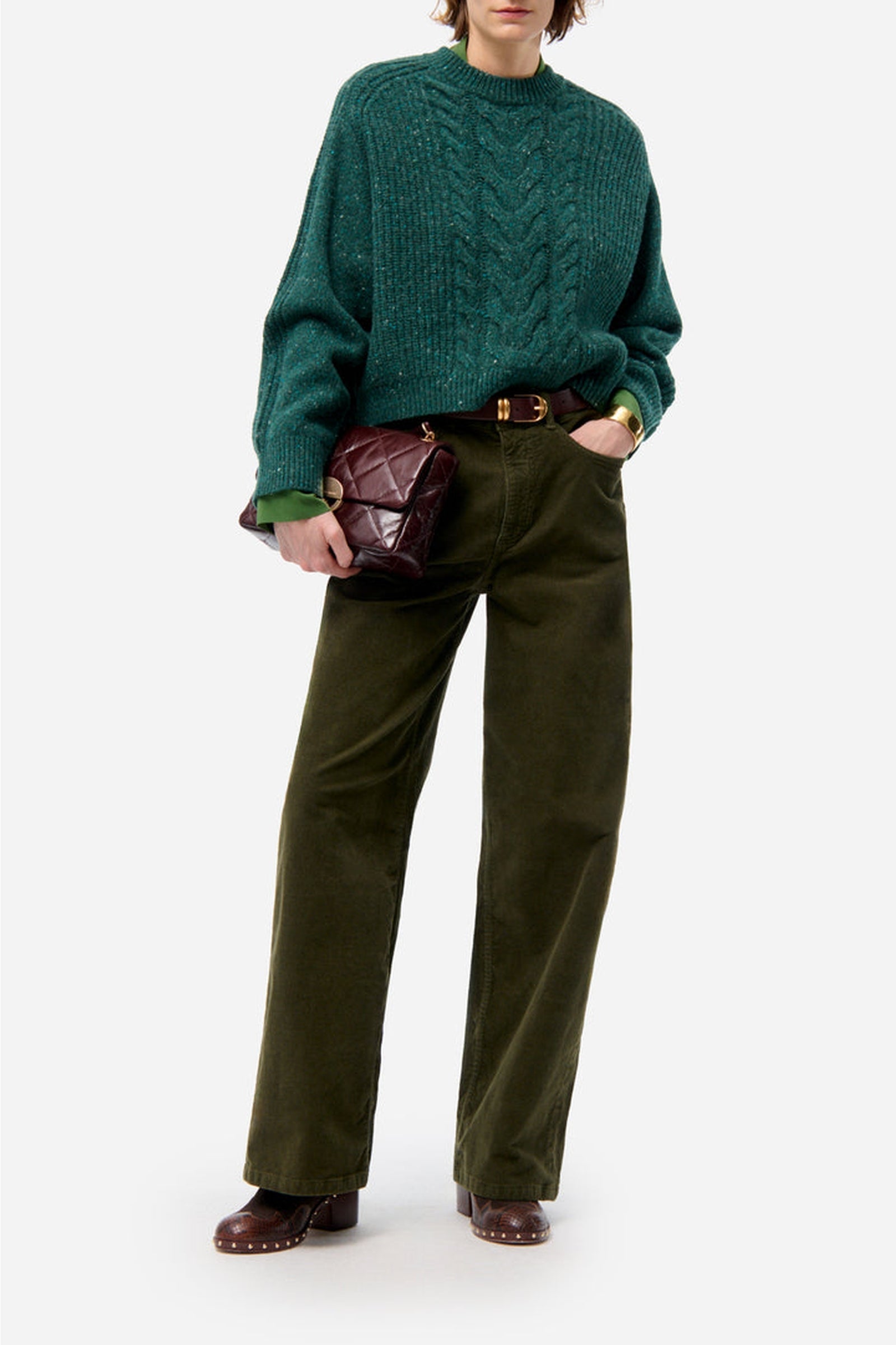 Pull Delora en laine - Foret