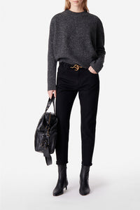 Pull Duena en laine - Gris Chiné