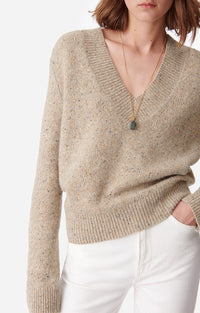 Pull Damita en laine - Beige