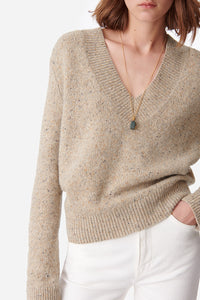 Pull Damita en laine - Beige