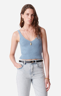 36 QTY NEW // GLACIER / Top Brasilia - GLACIER