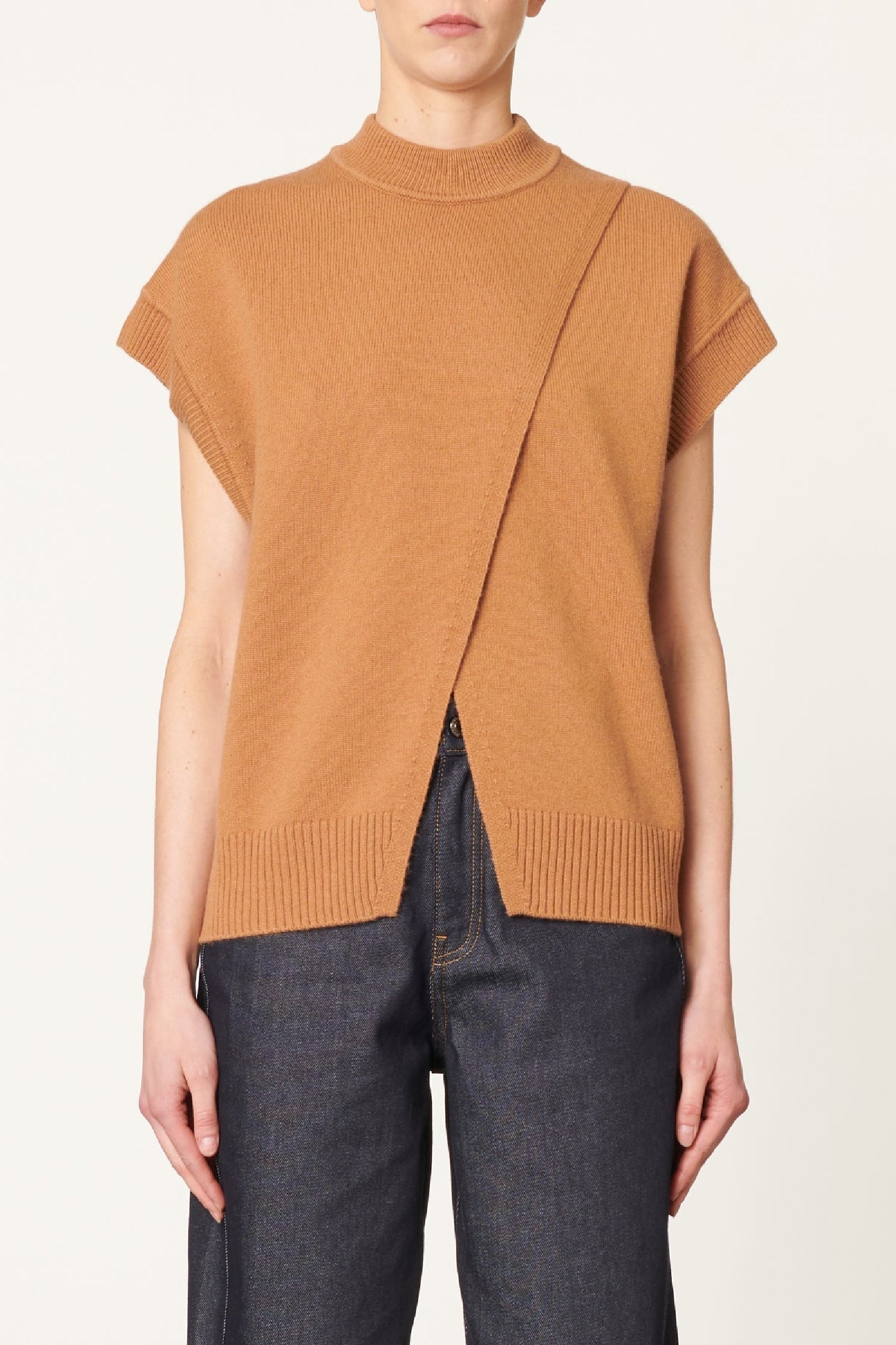 Pull Belina en laine - Camel