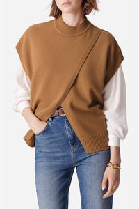 Pull Belina en laine - Camel