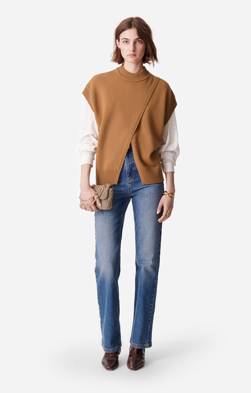 14 QTY NEW // CAMEL / Pull Belina - CAMEL