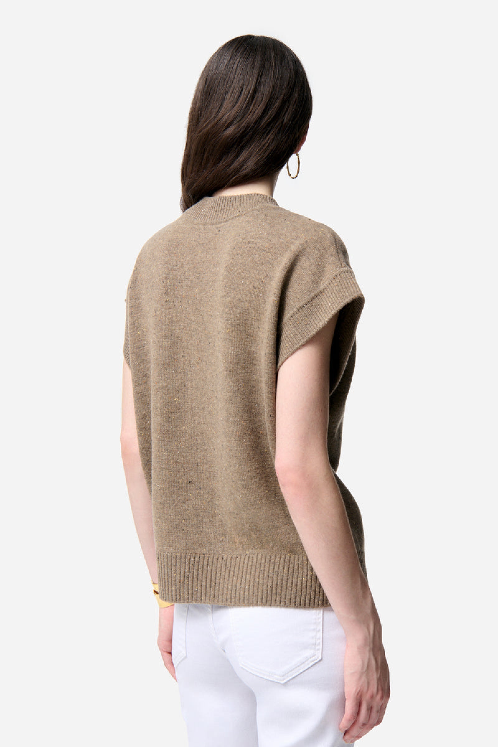 Pull Belina en laine - Taupe