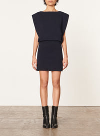 21 QTY NEW // MARINE / Robe Dorotea - MARINE
