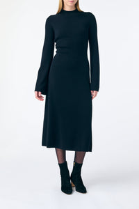 RECO : 130 // Robe Fabianar en laine mélangée - Noir