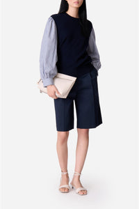 Pull Elektra en laine - Marine