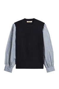 Pull Elektra en laine - Marine