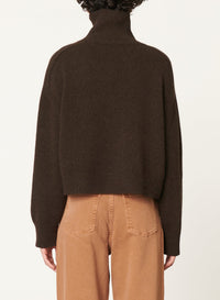 Pull Ballerine en laine - Marron