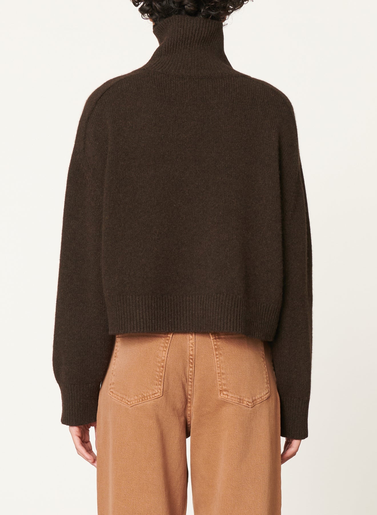 Pull Ballerine en laine - Marron