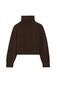 Pull Ballerine en laine - Marron