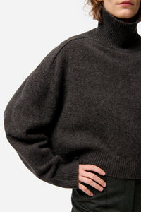Pull Ballerine en laine - Anthracite