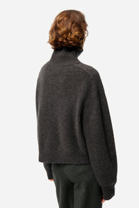 Pull Ballerine en laine - Anthracite