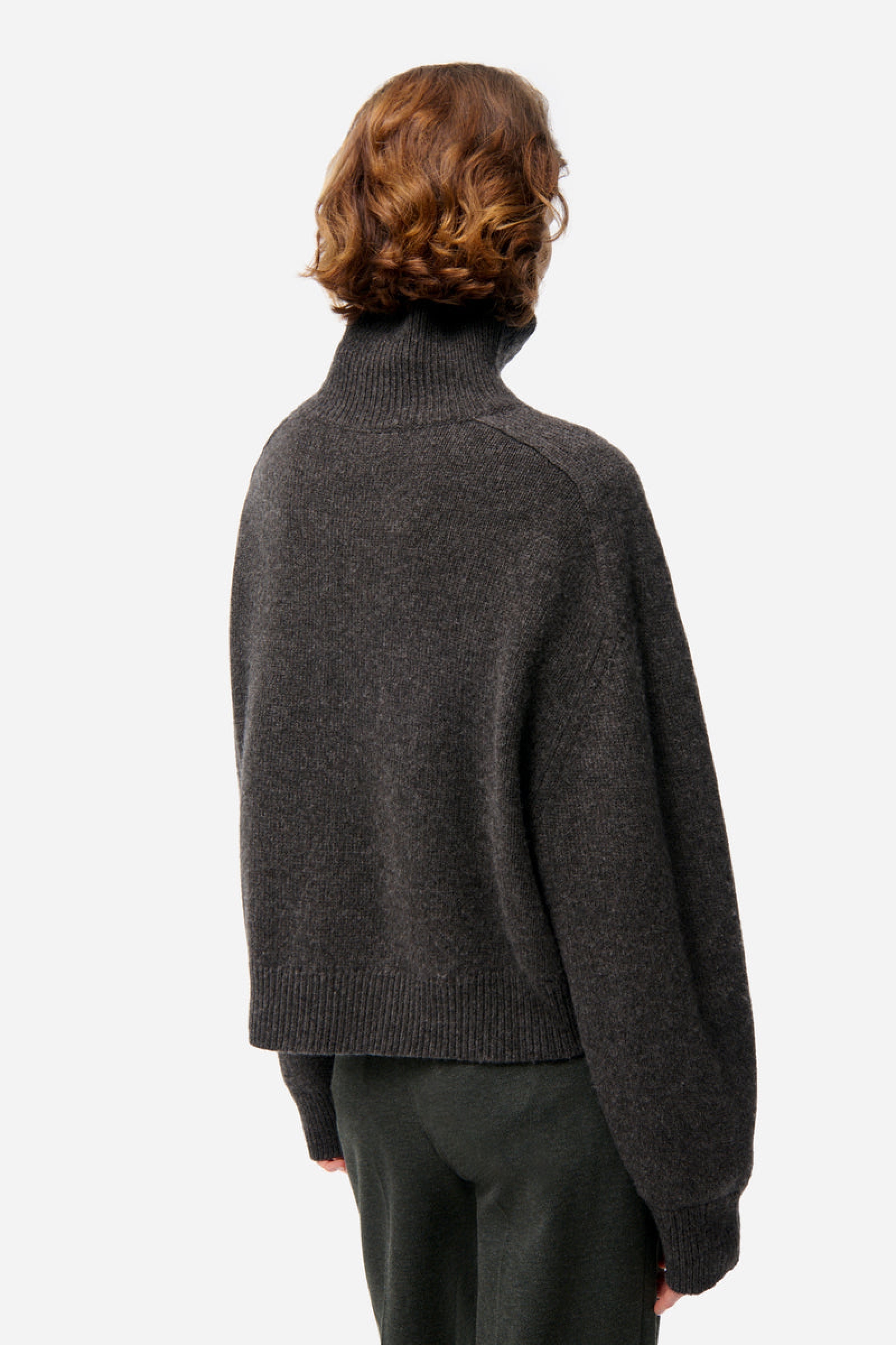 Pull Ballerine en laine - Anthracite