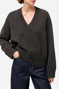 RECO : 150 // Pull Fernanda en laine - Anthracite