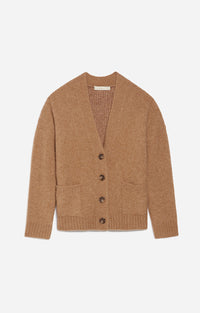 32 QTY NEW // CAMEL / Cardigan Bagatelle - CAMEL