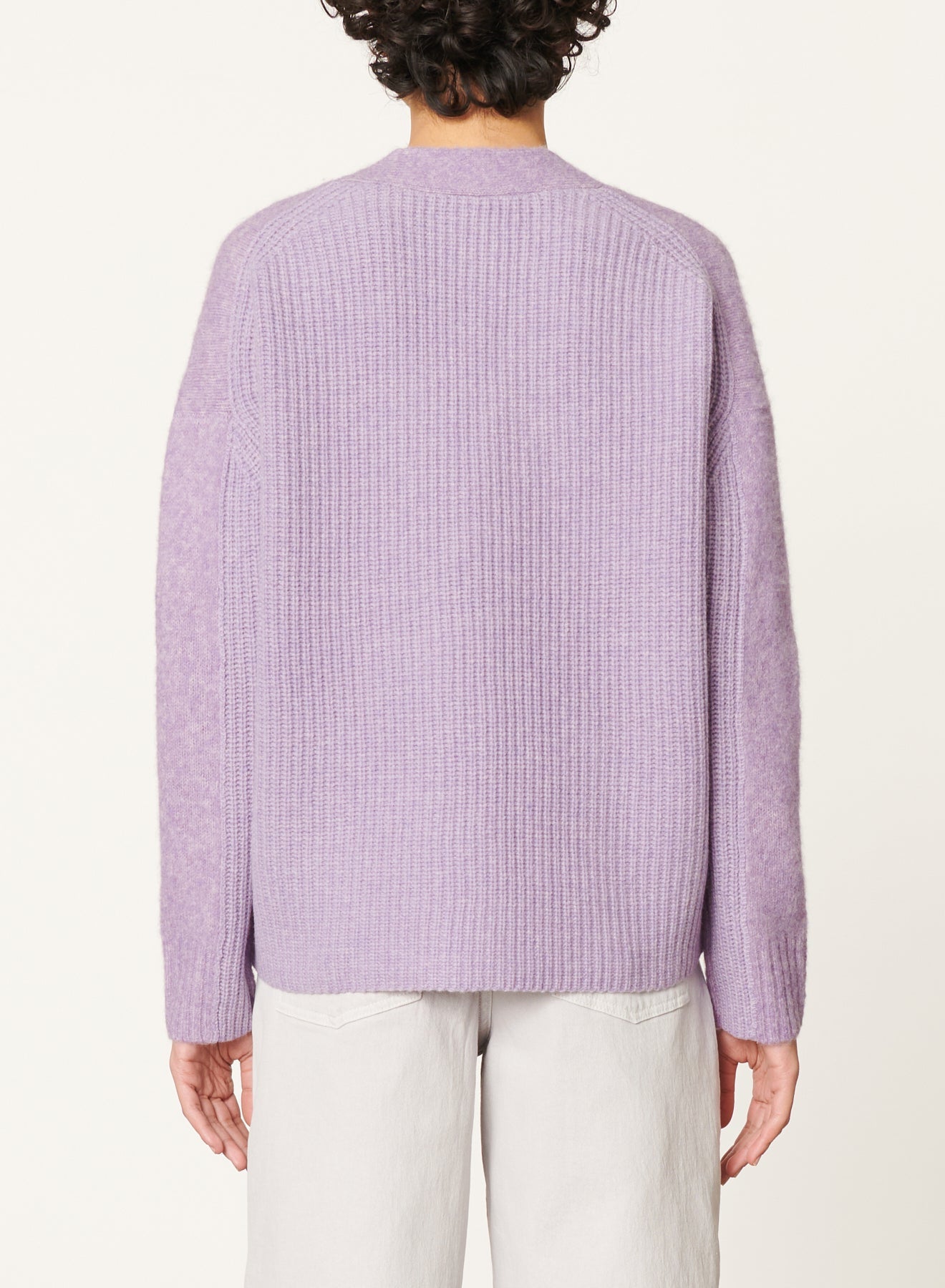 Cardigan Bagatelle en laine - Lilas