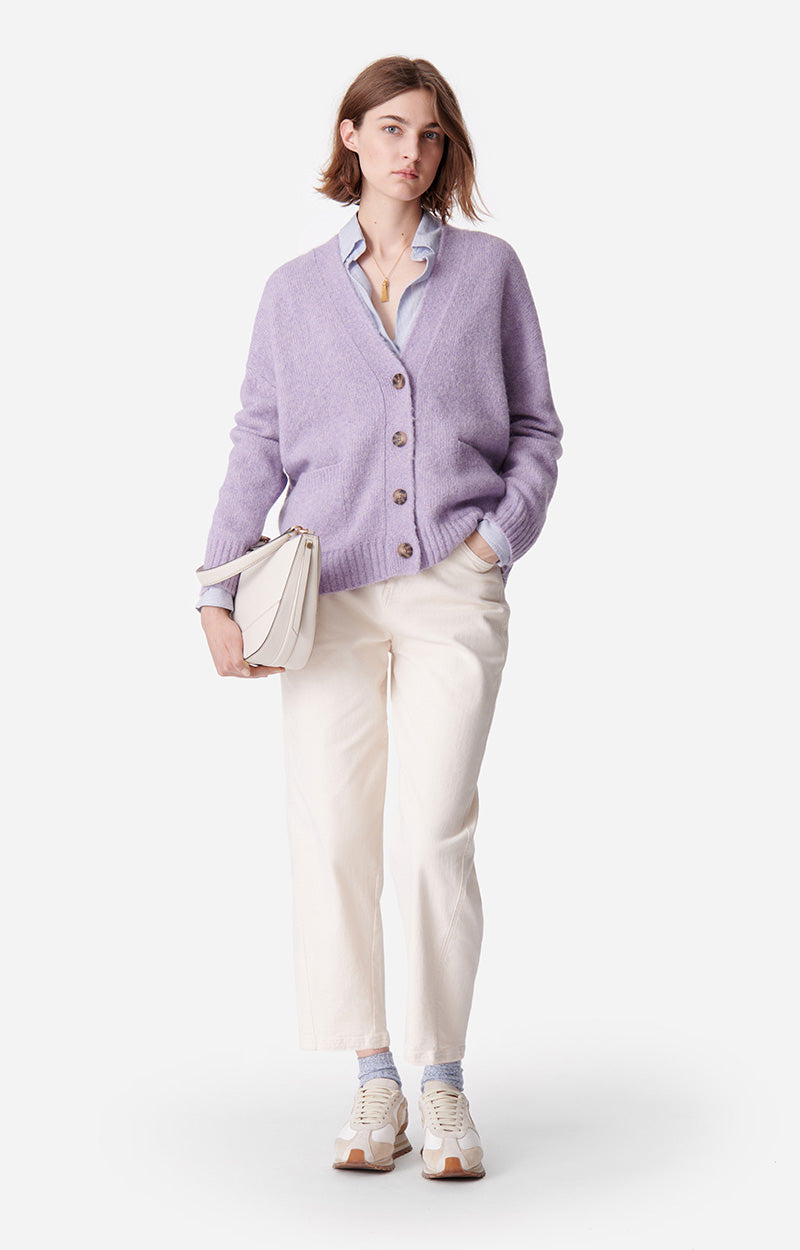 15 QTY NEW // LILAS / Cardigan Bagatelle - LILAS