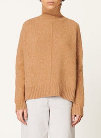 Pull Balade en laine - Camel
