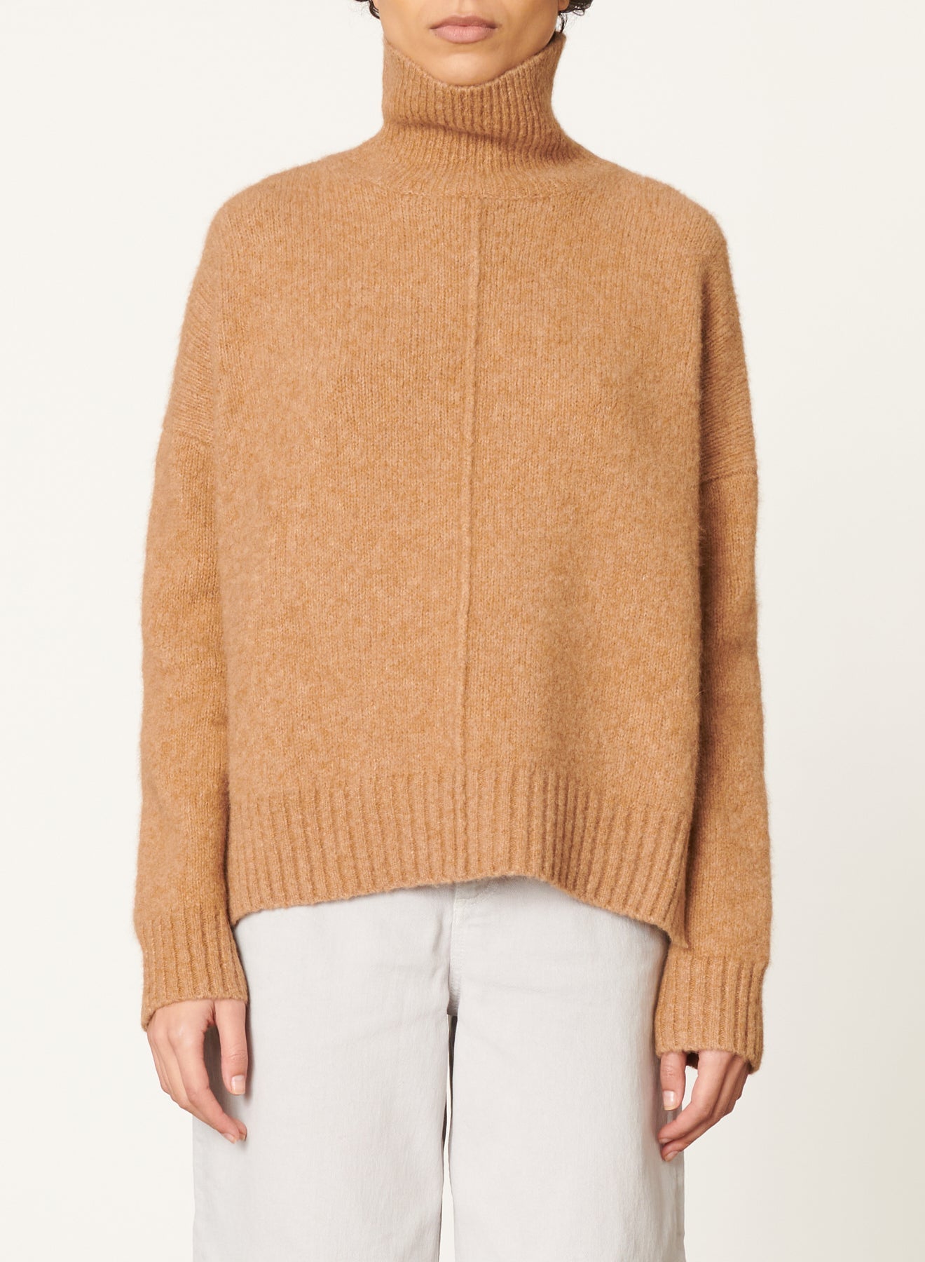Pull Balade en laine - Camel