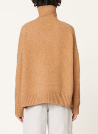 Pull Balade en laine - Camel