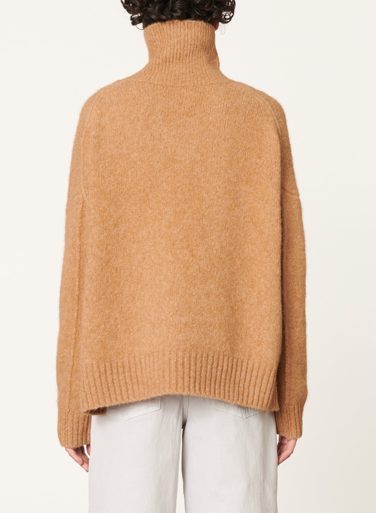 Pull Balade en laine - Camel
