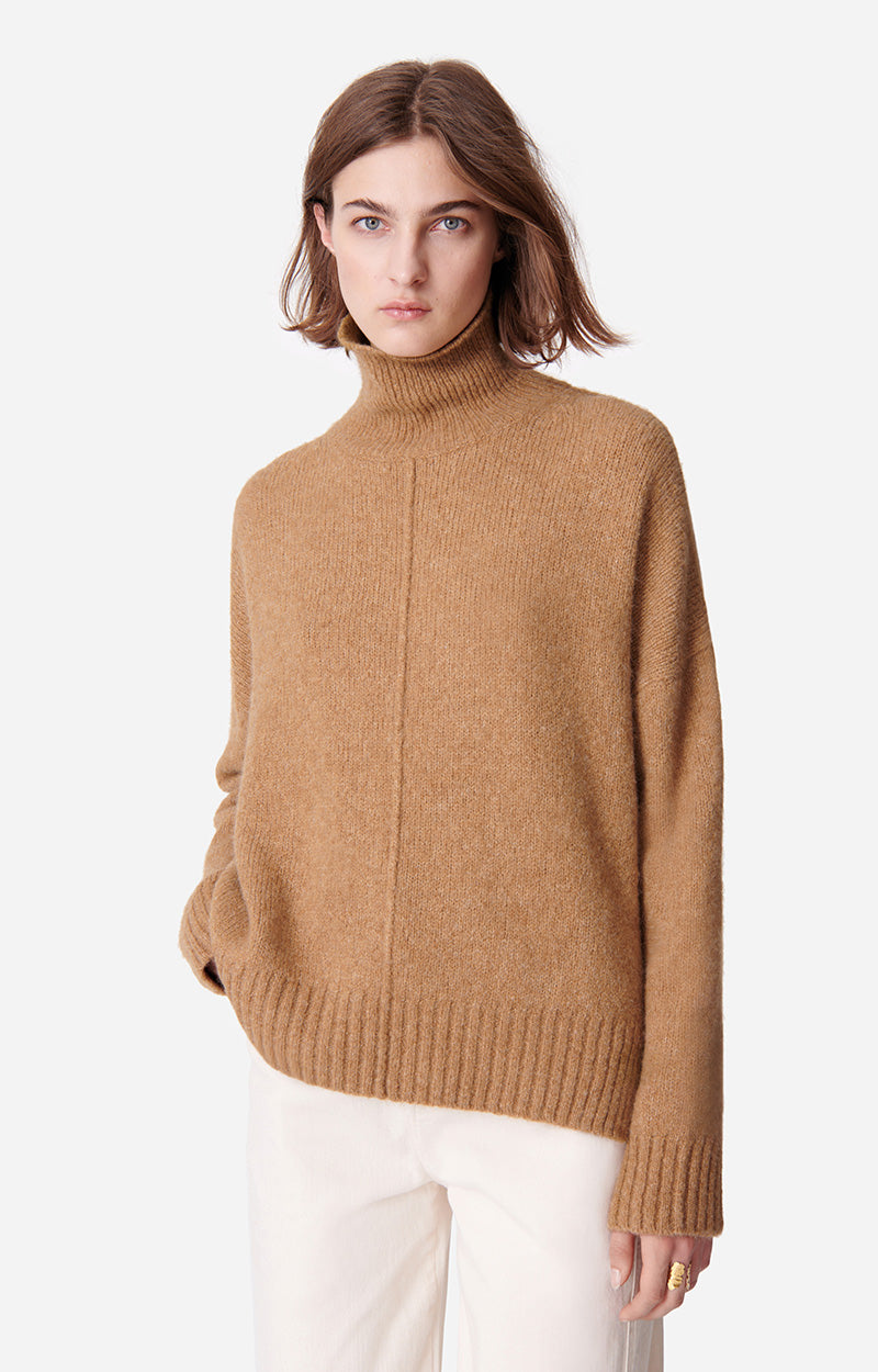14 QTY NEW // CAMEL / Pull Balade - CAMEL