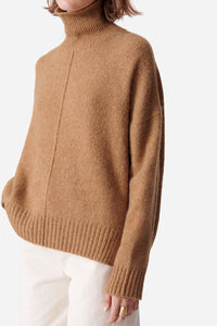 Pull Balade en laine - Camel