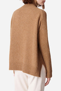 Pull Balade en laine - Camel