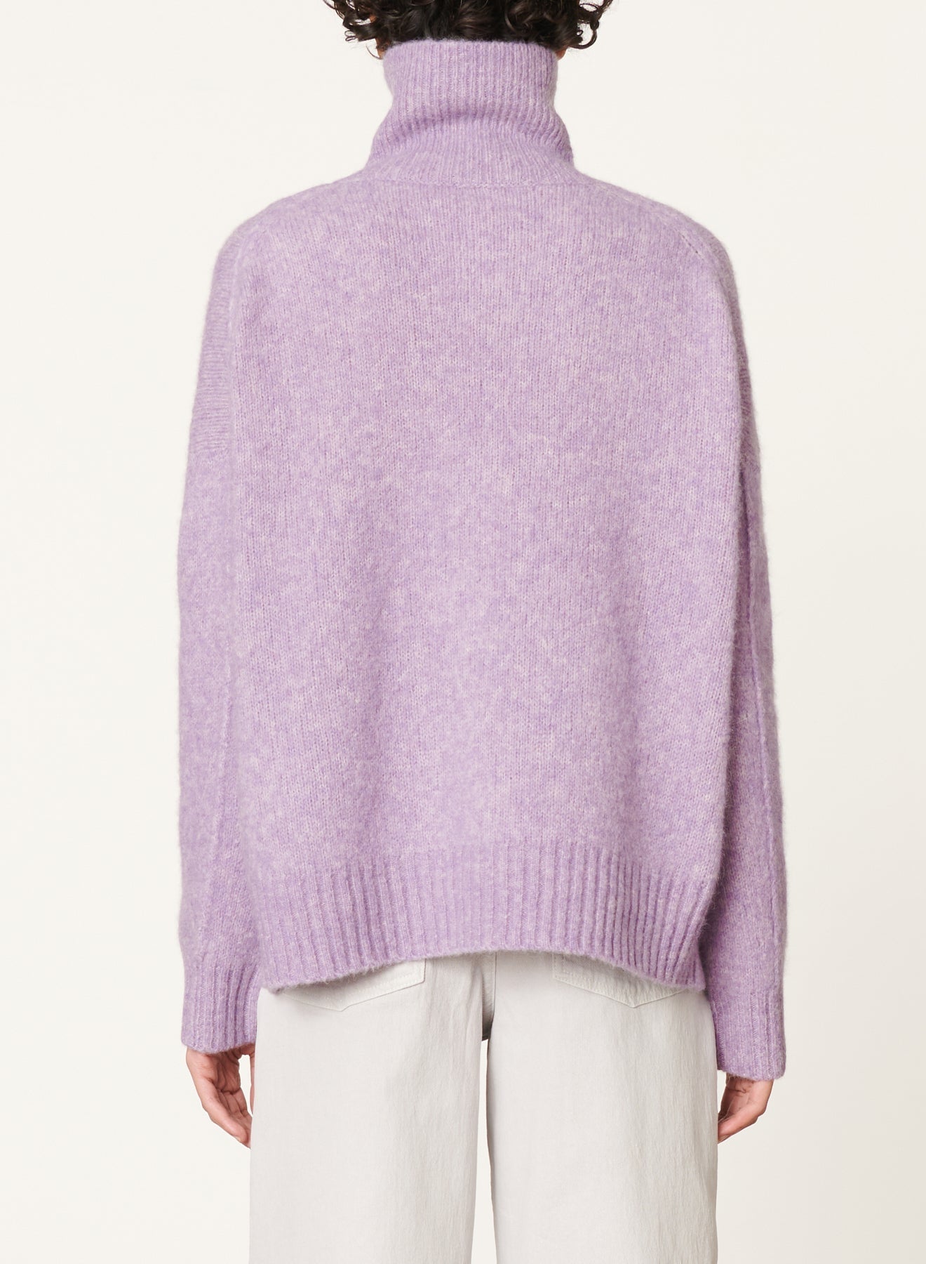 Pull Balade en laine - Lilas