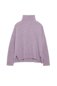Pull Balade en laine - Lilas